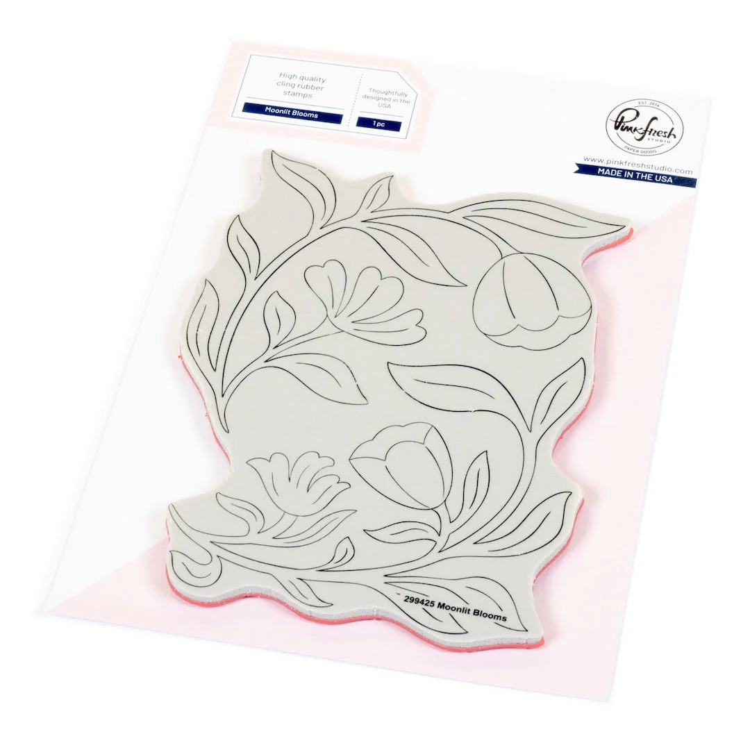 PINKFRESH STUDIO - Moonlit Blooms cling stamp