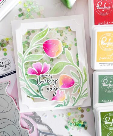 Alternative view of PINKFRESH STUDIO - Moonlit Blooms cling stamp