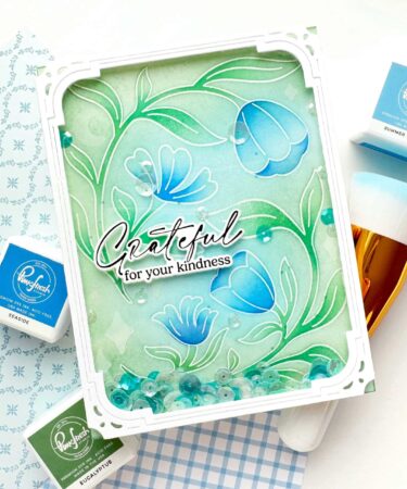 Alternative view of PINKFRESH STUDIO - Moonlit Blooms die