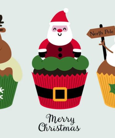 Alternative view of Crafter's Companion 3-in-1 Intricate Fall Die & Stencil Christmas Cupcakes