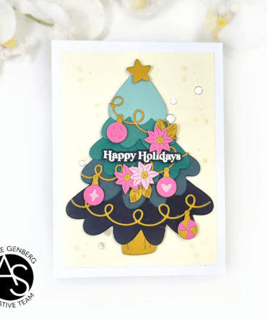 Alternative view of Alex Syberia Designs - Festive Tree & Wreath Die Set
