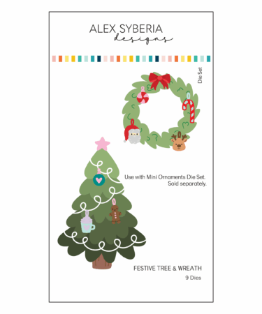 Alex Syberia Designs - Festive Tree & Wreath Die Set