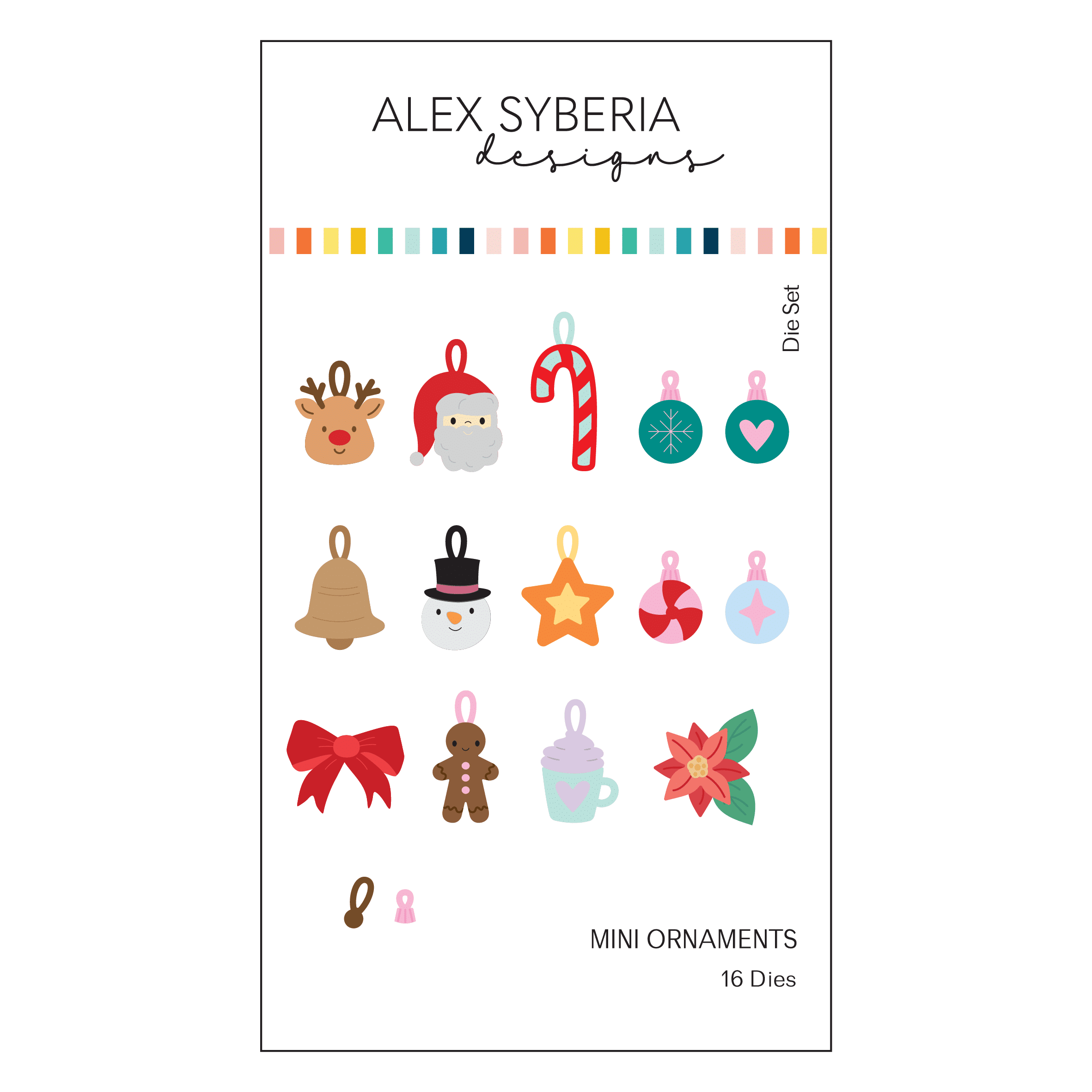 Alex Syberia Designs - Mini Ornaments Die Set