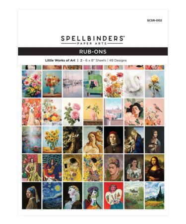 Spellbinders - Little Works of Art Rub-On Sheets