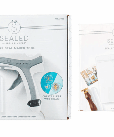 Spellbinders - Clear Seal Maker Tool & Glass Mat Bundle
