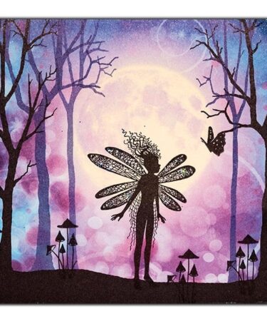 Alternative view of LAVINIA STAMP -Slender Mushrooms Mini Stamp