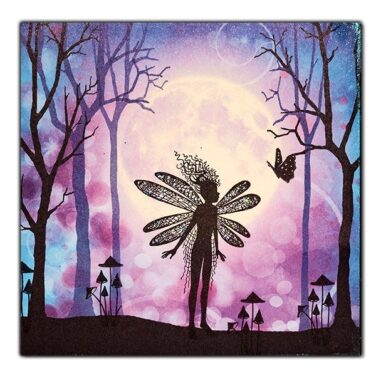 Alternative view of LAVINIA STAMP -Slender Mushrooms Mini Stamp