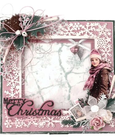 Alternative view of Studio Light Christmas Blush Acetate Sheets Vintage Mint & White (6pcs)