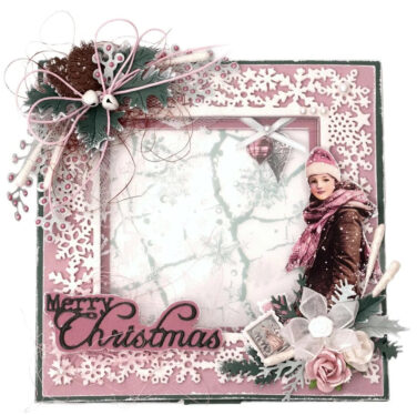 Alternative view of Studio Light Christmas Blush Acetate Sheets Vintage Mint & White (6pcs)