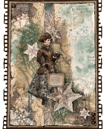 Alternative view of Studio Light Christmas Blush Mask Snowflake Pattern