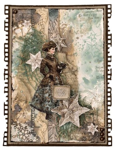 Alternative view of Studio Light Christmas Blush Mask Snowflake Pattern