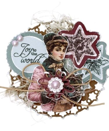 Alternative view of Studio Light Christmas Blush Collage Elements (35pcs)