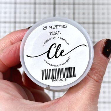 Alternative view of IL NEGOZIO DELLA MAMMA DI CLE - FILO METALLICO DECORATIVO- 25 METRI -TEAL