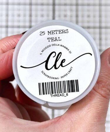 Alternative view of IL NEGOZIO DELLA MAMMA DI CLE - FILO METALLICO DECORATIVO- 25 METRI -TEAL