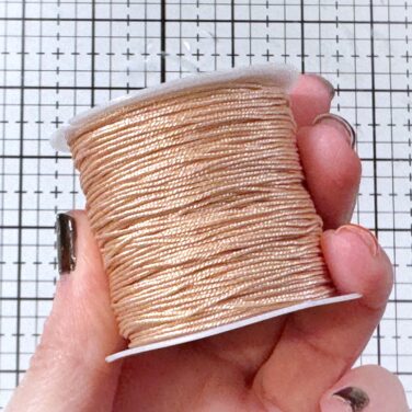 IL NEGOZIO DELLA MAMMA DI CLE - FILO METALLICO DECORATIVO- 25 METRI -ROSE GOLD