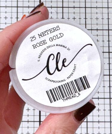 Alternative view of IL NEGOZIO DELLA MAMMA DI CLE - FILO METALLICO DECORATIVO- 25 METRI -ROSE GOLD