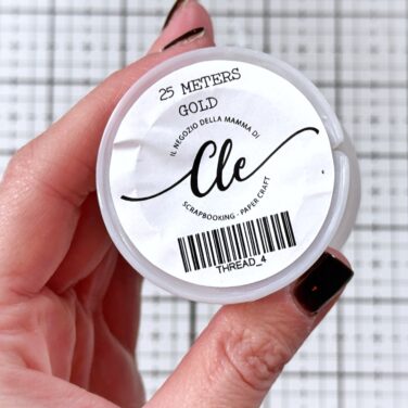 Alternative view of IL NEGOZIO DELLA MAMMA DI CLE - FILO METALLICO DECORATIVO- 25 METRI -ORO