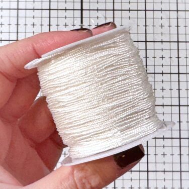 IL NEGOZIO DELLA MAMMA DI CLE - FILO  DECORATIVO- 25 METRI -BIANCO