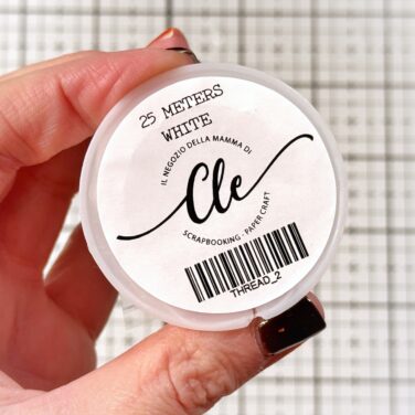 Alternative view of IL NEGOZIO DELLA MAMMA DI CLE - FILO  DECORATIVO- 25 METRI -BIANCO