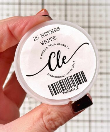 Alternative view of IL NEGOZIO DELLA MAMMA DI CLE - FILO  DECORATIVO- 25 METRI -BIANCO