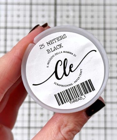Alternative view of IL NEGOZIO DELLA MAMMA DI CLE - FILO  DECORATIVO- 25 METRI -NERO
