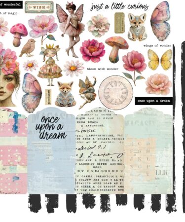 UNIQUELY CREATIVE - Collezione Dressed in Daydreams -   Little Curiosities Paper