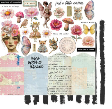 UNIQUELY CREATIVE - Collezione Dressed in Daydreams -   Little Curiosities Paper