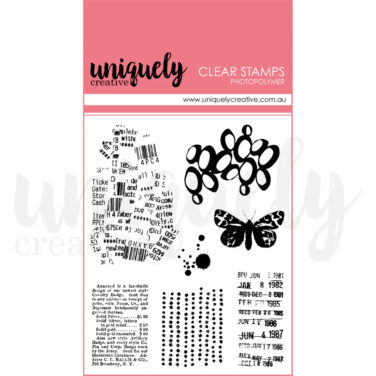 UNIQUELY CREATIVE - Collezione Heart & Soul Mixed Media Photopolymer Stamp