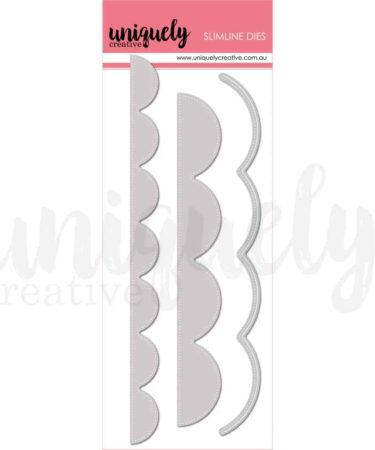 UNIQUELY CREATIVE - Collezione Heart & Soul Oversized Scallop Strip Die