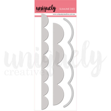 UNIQUELY CREATIVE - Collezione Heart & Soul Oversized Scallop Strip Die