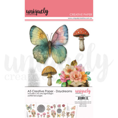 UNIQUELY CREATIVE -Collezione Dressed in Daydreams -    A5 Creative Paper