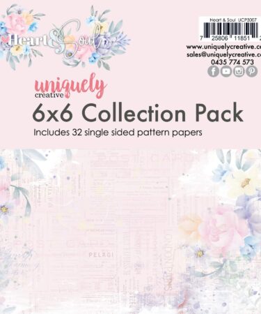 UNIQUELY CREATIVE - Collezione  Heart & Soul 6 x 6 Collection Pack