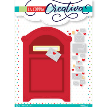 LA COPPIA CREATIVA - fustella LETTERE DAL CUORE