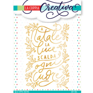 LA COPPIA CREATIVA - hot foil LUCE DI NATALE