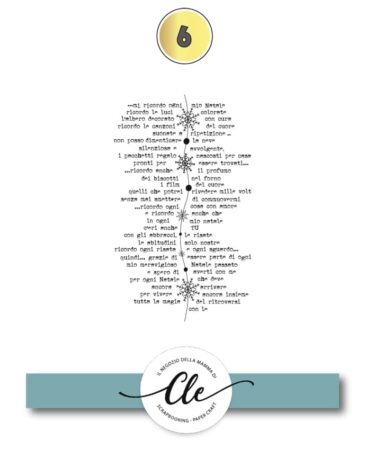 IL NEGOZIO DELLA MAMMA DI CLE- IL CALENDARIO PER L'AVVENTO 2025- Bustina numero 6