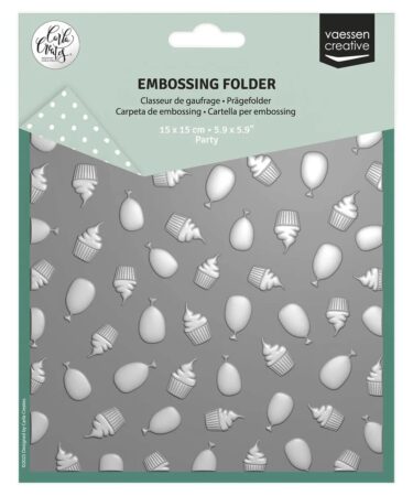 Vaessen Creative • Embossing Folder Party 5.9x5.9"