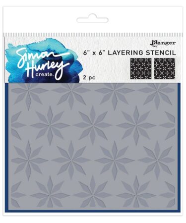Ranger • Simon Hurley create. Layering Stencils Spiral Star Layering Stencil 2pcs