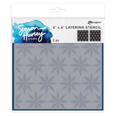 Ranger • Simon Hurley create. Layering Stencils Spiral Star Layering Stencil 2pcs