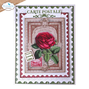 Alternative view of Elizabeth Craft Designs Romantic Revival Die Postage, Arches & Keys