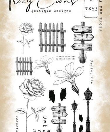 Tracy Evans Flora and Fauna A5 Stamp