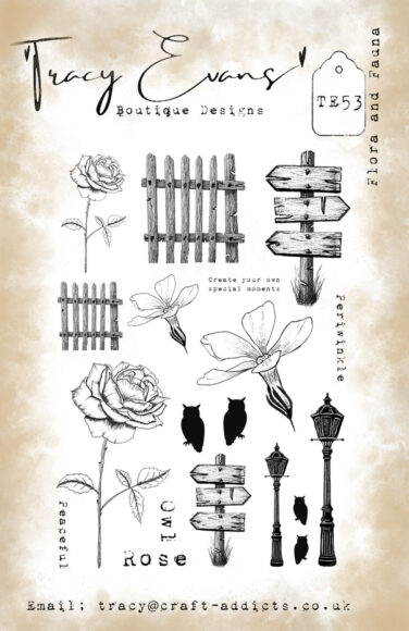 Tracy Evans Flora and Fauna A5 Stamp