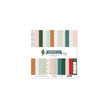 LORA BAILORA - Collezione MEMORY LANE -  Kit di 12 carte bifacciali 30,5x30,5 cm