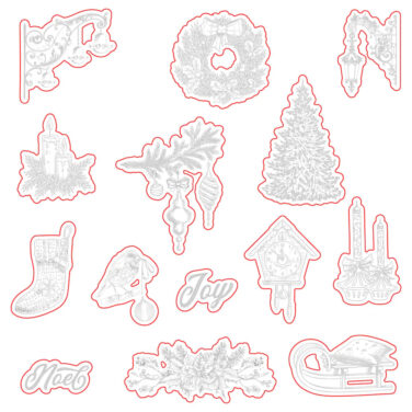 HONEY BEE Honey Cuts - Coordinating Dies  Gallery Wall -Holiday