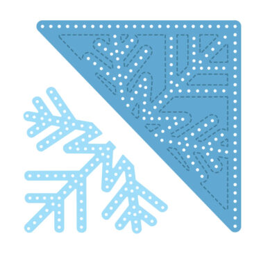 HONEY BEE  - Honey Cuts -In Stitches: Bookmarked Snowflake