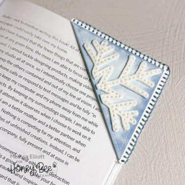 Alternative view of HONEY BEE  - Honey Cuts -In Stitches: Bookmarked Snowflake