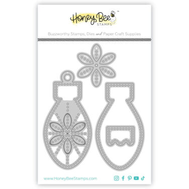 HONEY BEE In Stitches: Ornament - Honey Cuts - Stand-Alone Dies