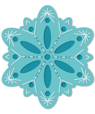 Alternative view of HONEY BEE In Stitches:  - Honey Cuts - Snowflake