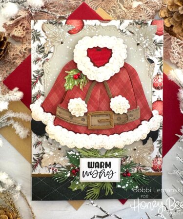 Alternative view of HONEY BEE Lovely Layers:  - Honey Cuts - Stand-Alone Dies Coat