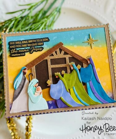 Alternative view of HONEY BEE Lovely Layers:  - Honey Cuts - Stand-Alone Dies Nativity Scene