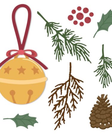 HONEY BEE Lovely Layers: Honey Cuts - Stand-Alone Dies -Sleigh Bell